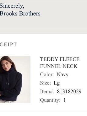 Brooks Brothers Navy Textured Pullover